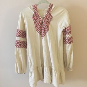 Free People Oversized peplum pullover